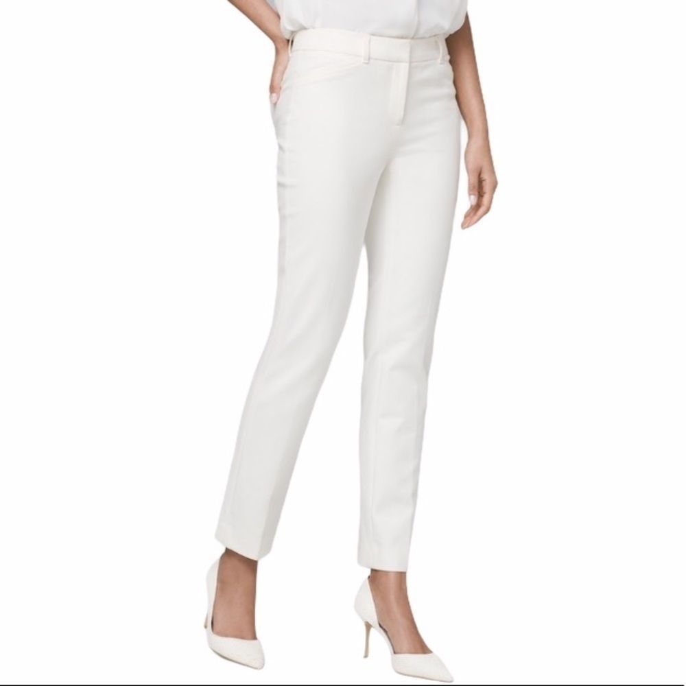 WILLI SMITH White Ankle Skinny Pants